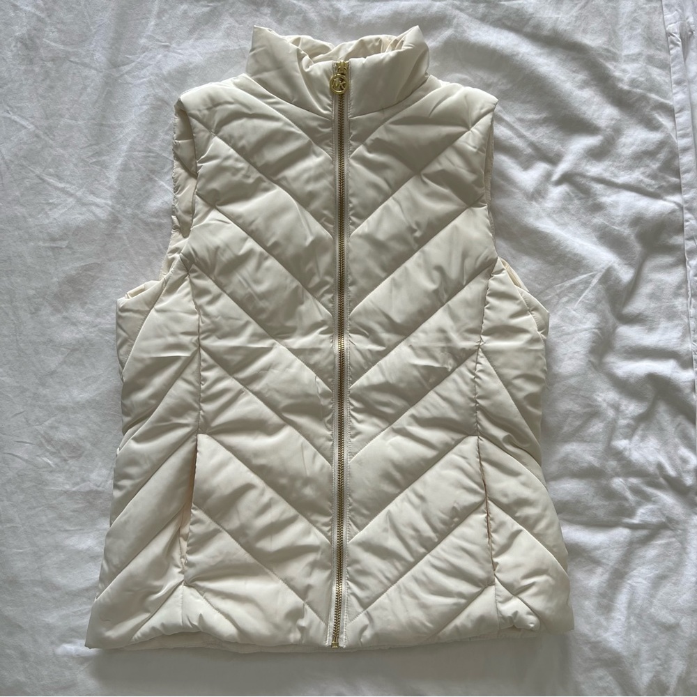 Michael Kors Full Zip Puffer Vest
